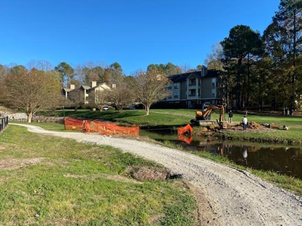 Photo of construction equipment.